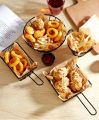 New Imported Quality French Fries Basket Snack Basket Fried Chicken Holder Fried Food Containe Strainer Basket Restaurant Tableware Party Supplies Cone Basket Fry Holder. 