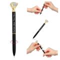 Customized Diamond Topped Black Pen. 