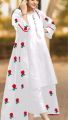 Luxe 3 Pc Stitched Gown / Kattan Silk Elegant Embroidered / Dress For Girls and Women.. 