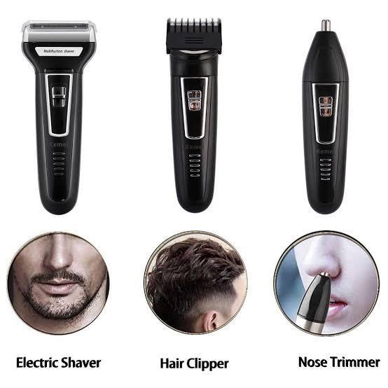 KEMEI%203%20in%201%20multifunction%20trimmer,%20shaver,%20noser%201407/6558%20-%20Image%203