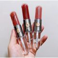 2 in1 Mirror Glossy Lipstick Women Girls Non-Fading Long Lasting Transparent Double Headed Lip Gloss Moisturizing Makeup. 