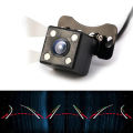Car Rear View Camera HD Night Vision Reversing Backup Camera 4 LED 170° Wide Angle Waterproof Built-in Scale Line Asaan-Shop. 