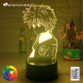 Anime Hunter X Hunter Led Night Light Killua Zoldyck Figure Nightlight Color Changing Usb Battery Table 3d Lamp Gift for Kids. 