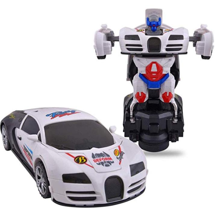 robotic car for kids transforms into robot