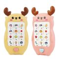 Montessori Educationtoys Can Chew on Light Music Mobile Baby Early Education Puzzle Phone Toys for Kids Gift. 