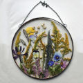 Hanging Flower Wall Mounted Frame Chain Artificial Flower Ornament. 