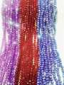 High-Quality Crystal Beads for DIY Jewelry Making, 4mm 4 Strand Multi-Color, 16.5" Each Strand - Craft & Craft Supplies. 