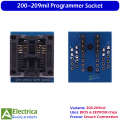 150mil & 200–209mil Adapter IC Programmer Socket SOP8 DIP8 Converter for CH341A BIOS EEPROM Flash Chip Programming Tool by Electrica. 