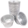 Cup Cake Mold With Silver Foil Mini Disposable Muffin Baking Cup 36 Pcs. 
