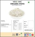 Veganic Organic Poha (Flattened Rice) | Special White Rice Flakes - 227G Pack - Kanda Poha/Beaten Rice/Chiwda. 
