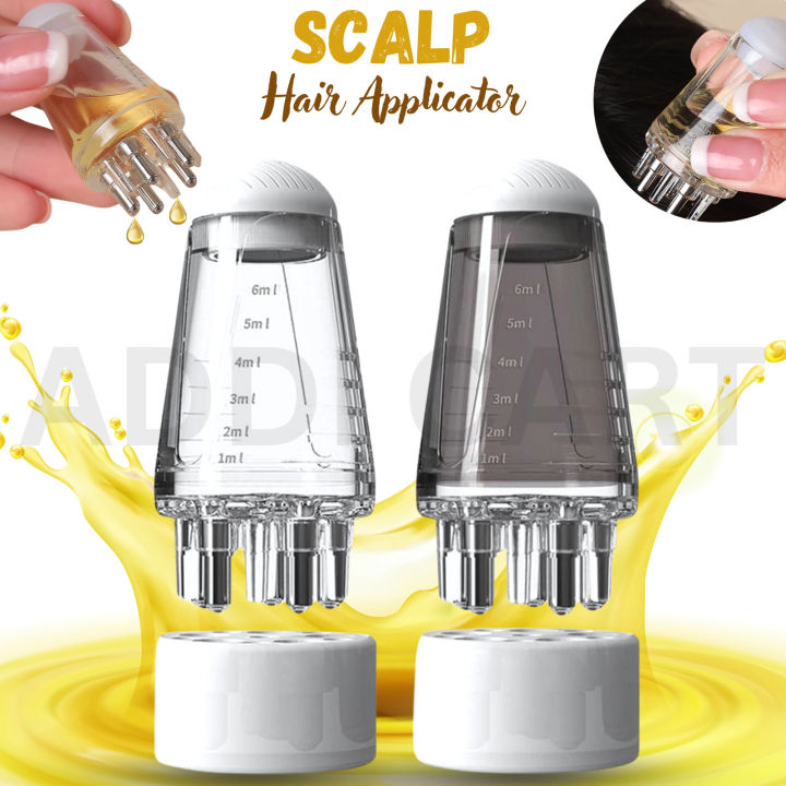 Hair Oil Applicator Comb 6ml, Scalp Applicator Comb with Ball Root Tip ...