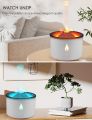 Volcano Humidifier, Jellyfish Mist Humidifier for Bedroom, Pulsating/Continuous Modes, Dual Night Light Color with Remote Control. 