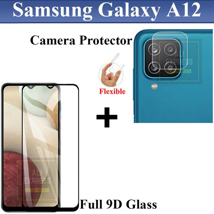 A12 Glass Protector 9D Tempered For Samsung A12 | Flexible Camera Protector For Samsung A12