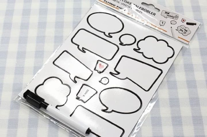 Flying%20Tiger%2012%20Pcs/Set%20Magnetic%20Speech%20Bubble%20Memo%20Set%20with%20Marker%20%7C%20Fridge%20Magnet%20Sticky%20Notes%20%7C%20Reusable%20Message%20Board%20Stickers%20for%20Kitchen,%20Office,%20Study%20&%20Home%20-%20Image%204