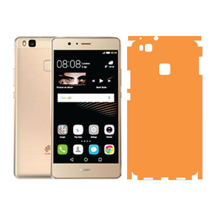 Huawei P9 lite Back Paper Self Adhesive Lamination Anti-Stain 1080 Light Orange Sheet Wrap Cover