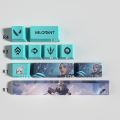 Valorant Game Keycaps Omen Jett Killjoy Sage Cypher Chmber OEM Profile 10Keys PBT Dye Sub Keycaps. 