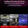 New Universal Car Roof Light Double Headed Starry Projection Voice Control Funtion USB Portable Star Night Light Adjustable LED Interior Ambient Galaxy Atmosphere USB Plug Portable Auto Roof Light Interior Ceiling Projector (2in1 Blue + Red Color Light). 