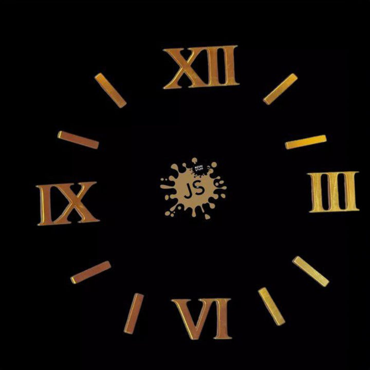Acrylic Clock Numbers for Resin Art on MDF, 1 Inch Golden Roman Font ...