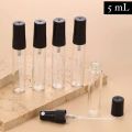 5Ml Mini Pocket Size Refillable Empty Bottle 1PCS Crystal small mini Custom Refillable empty cosmetic luxury perfume glass bottle. 