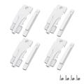 4 Pack Window Sash Locks,Window Latches White Fits Horizontal Sliding. 