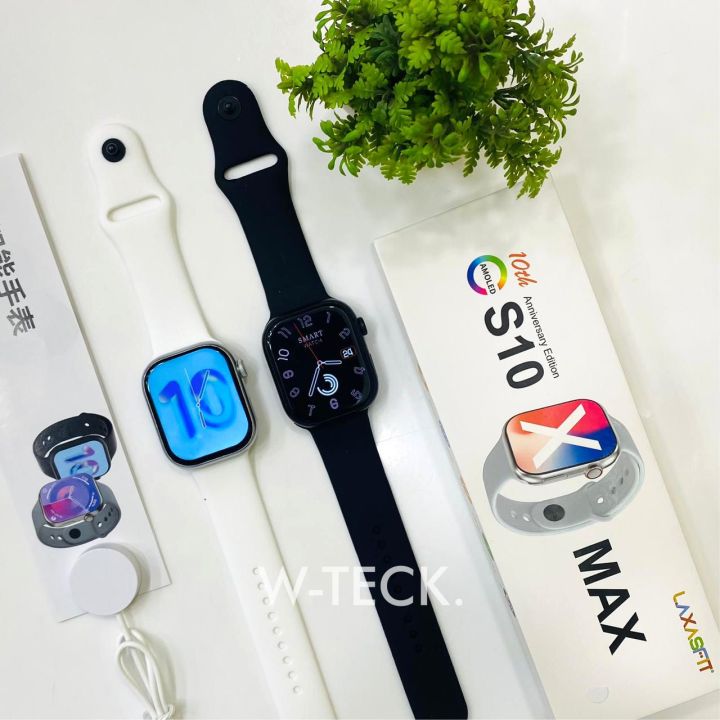 S10 Max Smart Watch | Latest Series 10 S10 Max Smartwatch With advance Features | Bluetooth Calling | Fitness and Health Trackers | For Men And Women