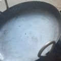flat karahi for making jalebi shami kabab butt karahi tawa fist fry kalahi tawa tawa keema and lot of things heavy quality easy to use easy to handle. 
