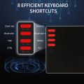 T505 Graphics Drawing Tablet Ultralight Art Creation Sketch Battery-free Stylus 30 Pen Nibs 8192 Levels Pressure 8 Shortcut Keys. 
