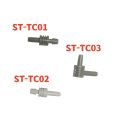 5 Pieces Plastic Digital Arm Blood Pressure Monitor NIBP Cuff Sleeve Connector For Tonometer Sphygmomanometer BP Meter Adapter. 