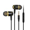 Earbuds Comfortable Noise Reduction Lightweight In-ear Wired Earbuds for Sports. 