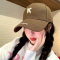 Big head bib cap women's Korea enlarged deep top sunscreen visor hat four seasons wide brim hard top baseball cap men. 