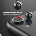 Camera Lens Protector for iPhone XR, Premium HD Tempered Glass Metal Lens Screen Cover Ring. 