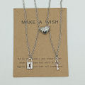 Romantic Charm Couple Necklace Lock and Key Shaped Pendant  For Woman And Men. 