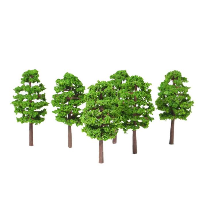 【Simple 3C】20 Pcs 70mm Scale Architectural Model Trees Railroad Layout Garden Landscape Scenery Miniatures Tree