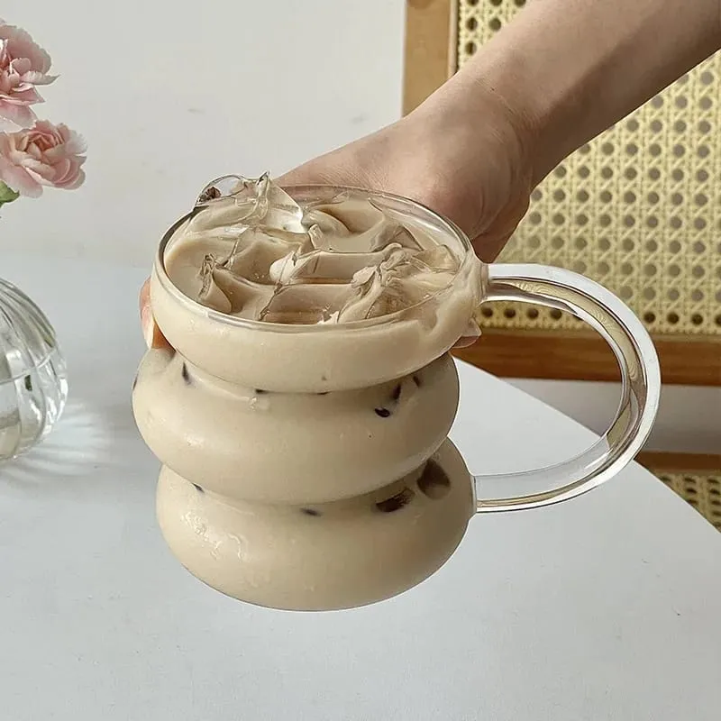 Heat-Resistant Glass Coffee Mug
