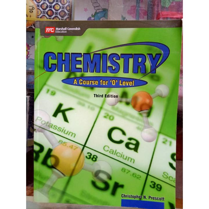 Chemistry o levels old books