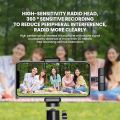 K9 Dual Wireless Lavalier Microphone for Upgraded Plug-Play Clip-on Shirt Lapel Mini Mic, External Auto-syncs Microphonefor Live Streaming YouTube, Vlogging, Interview Video Recording. 