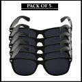 Pack Of 5 Designer Vintage Wayfarer Sunglasses For Women And Men. 