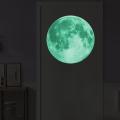 20CM Luminous Moon 3D Wall Sticker Moonlight Glow in the Dark Room Window Decor. 
