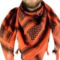 Orange Color Shemagh Scarves For Men & Women. 