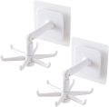 360° Rotating Folding Hook,Self-Adhesive 180°Vertical Flip Waterproof Utility Hook for Home Kitchen Bathroom Towel Office Sticky Wall Hook, Damage-Free No Drilling. 