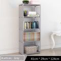 Competitive Price Thickened Book Rack Shelf Portable Metal Book Shelves, Folding Book Rack Almirah Design, Large Capacity Storage Shelves for Books, Toys , Light Weight Grocery. 