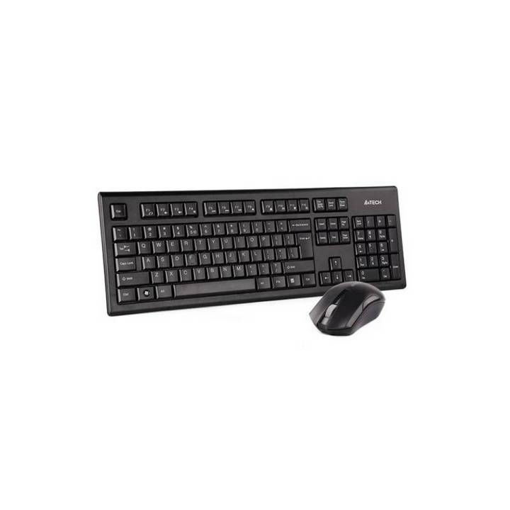 A4TECH 3000N Padless Wireless Keyboard plus Mouse Set - NSs