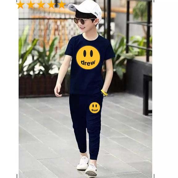 Navy%20Blue%20Summer%20Tracksuits%20For%20Kids,Junior%20Tracksuits%20For%20kids%20(Trouser+T-Shirt)%20-%20Image%203