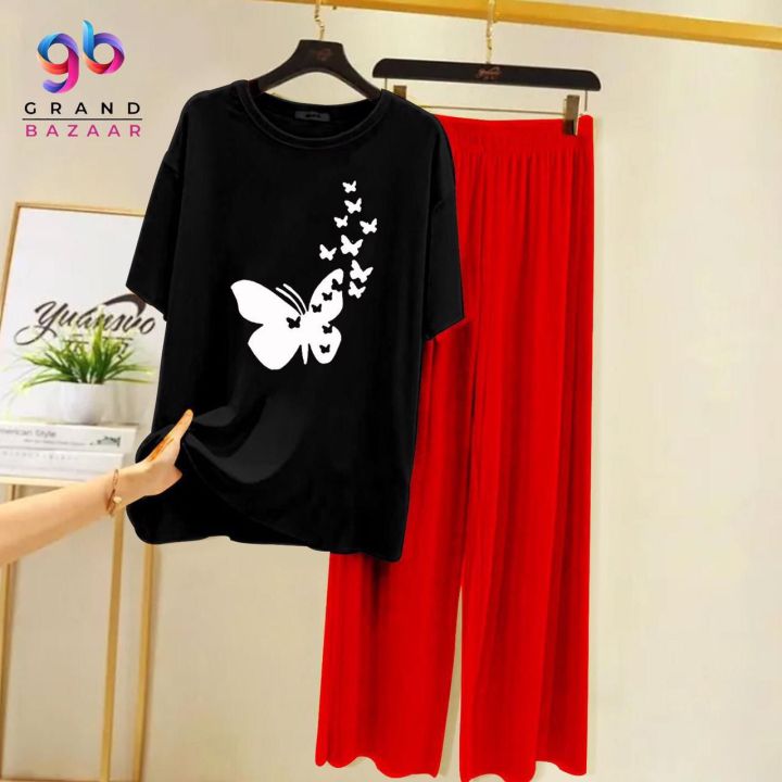 Girls%20(7%E2%80%9314)%20&%20Women%20(S%E2%80%93XL)%20Soft%20Cotton%20Jersey%20Pajama%20Set%20%E2%80%93%20Black%20%E2%80%9Clove%E2%80%9D%20Tee%20&%20Printed%20Trousers%20%7C%20Cozy%20Sleep%20&%20Loungewear%20-%20Image%205