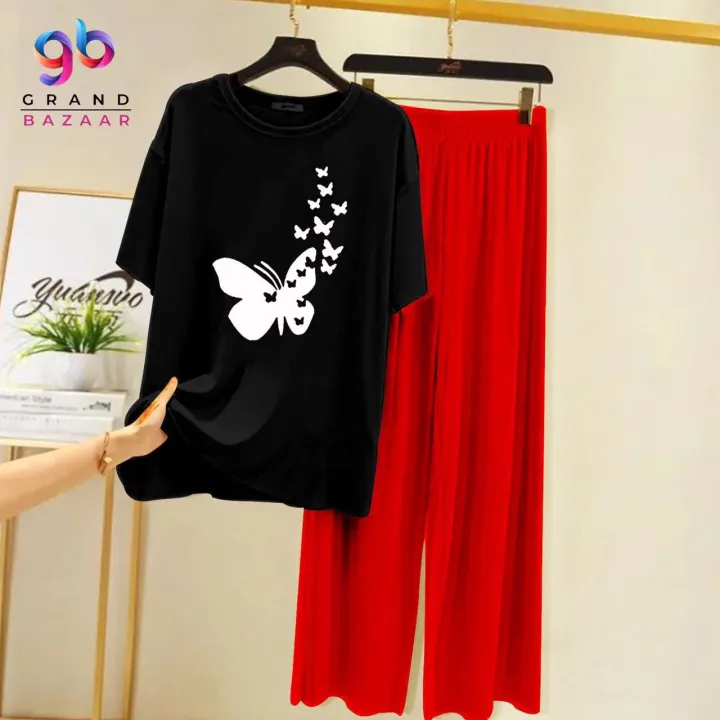 Girls%20(7%E2%80%9314)%20&%20Women%20(S%E2%80%93XL)%20Soft%20Cotton%20Jersey%20Pajama%20Set%20%E2%80%93%20Black%20%E2%80%9Clove%E2%80%9D%20Tee%20&%20Printed%20Trousers%20%7C%20Cozy%20Sleep%20&%20Loungewear%20-%20Image%205