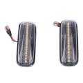 Car LED Side Marker Turn Signal Light Yellow Running Light Position Lamp Accessories for Honda Civic 1995-2000 Transparent. 