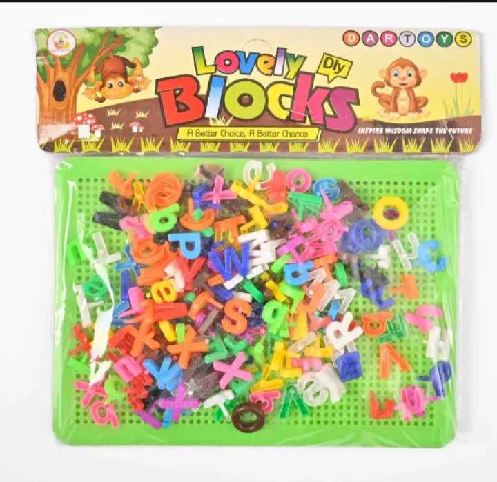 Lovely ABC Blocks DIY- Interactive Learning for Kids ABC | Puzzle Board ...