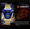 2022 BESTWIN Men Watches Luxury Brand Sport Military Watch Men Gold Stainless Steel Quartz Waterproof Wrist Watches Clock Gifts. 