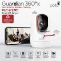 Pollo 3MP Indoor Guardian 360°x Smart Wi-Fi PTZ Security Camera IR Night Vision with 2-Way Audio and Human Tracking. 