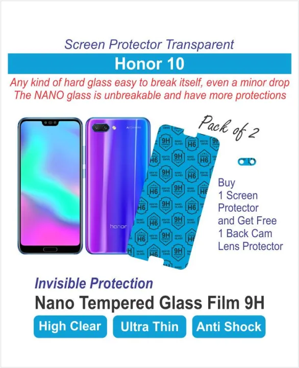 Pack%20of%202%20-%20Honor%2010%20-%20Screen%20protector%20-%20Best%20material%20-%201%20Nano%20Glass%20-%201%20Jelly%20-%20Image%203